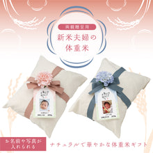 画像をギャラリービューアに読み込む, 新米夫婦の体重米【トートバッグ】写真タイプ