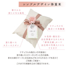 画像をギャラリービューアに読み込む, 新米夫婦の体重米【トートバッグ】写真タイプ