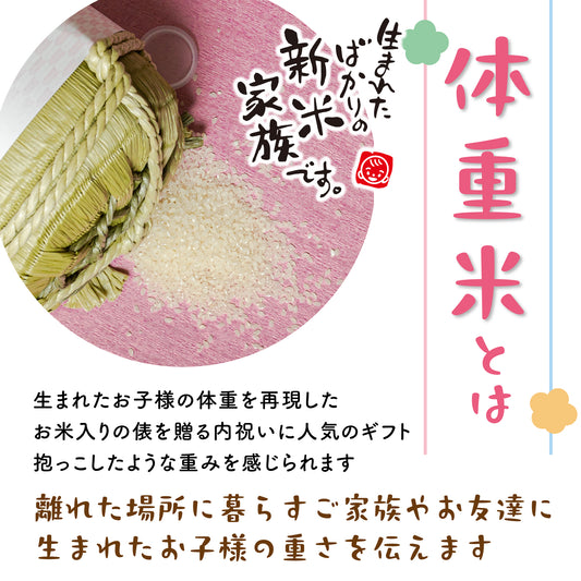 新米家族(俵型体重米)