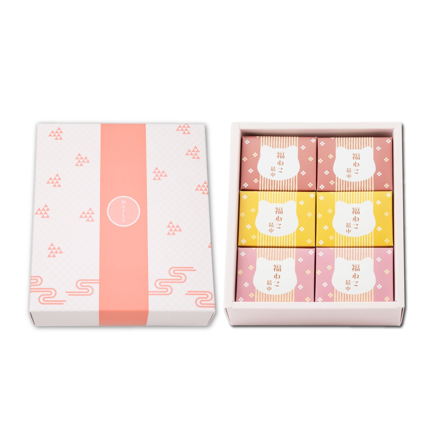 福ねこ最中【あんこ3種】各2個入り
