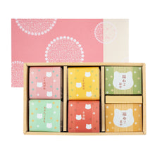 画像をギャラリービューアに読み込む, 福ねこ最中と3種のブランド米・お赤飯/詰め合わせギフト
