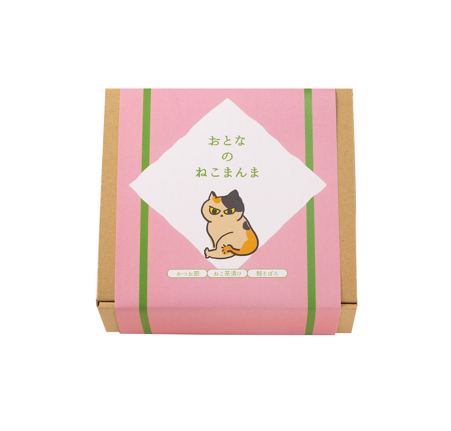 おとなのねこまんま A お茶漬けの素入り猫最中卵かけ醤油・鰹節のセット