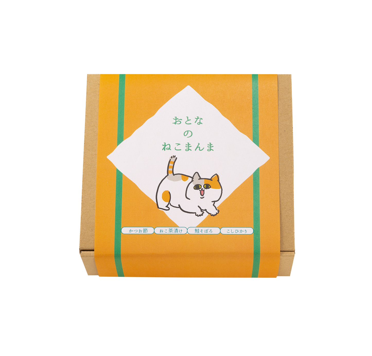 おとなのねこまんま B お茶漬けの素入り猫最中・鮭そぼろ・新潟コシヒカリのセット
