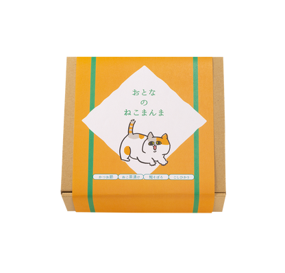 おとなのねこまんま B お茶漬けの素入り猫最中・鮭そぼろ・新潟コシヒカリのセット