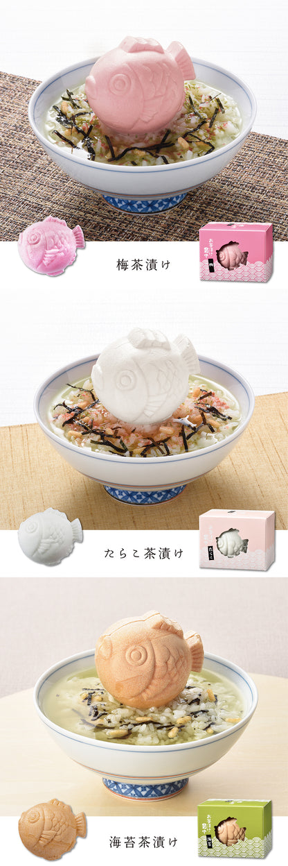 猫・鯛最中 【1個】メッセージシール付きプチギフト